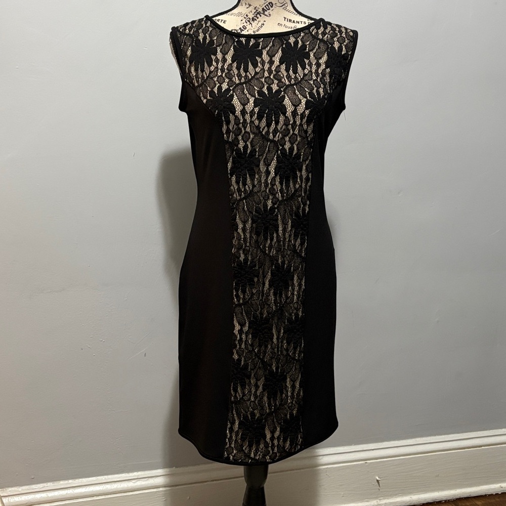 Elegant Black Lace Dress